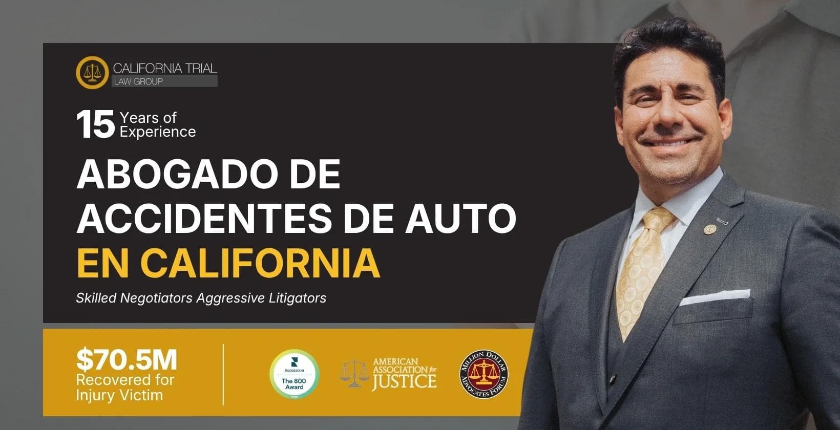 Abogado de accidentes de auto en California