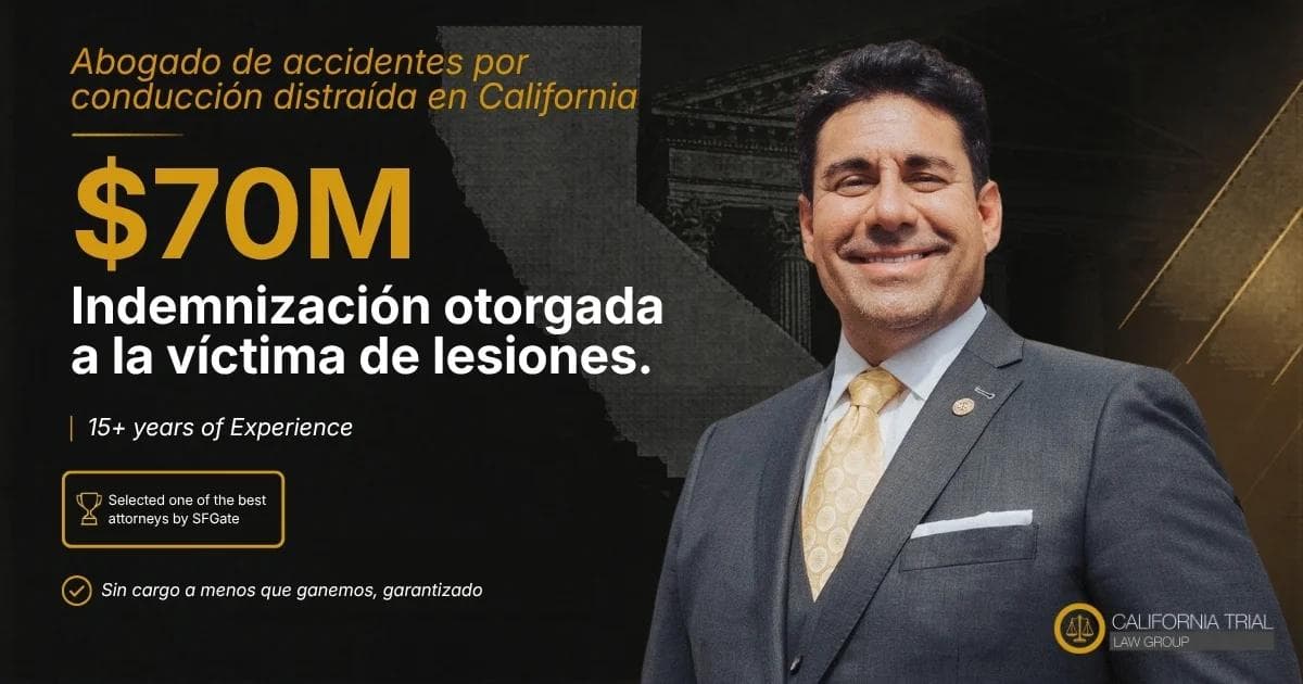 Abogado de accidentes por conducción distraída en California