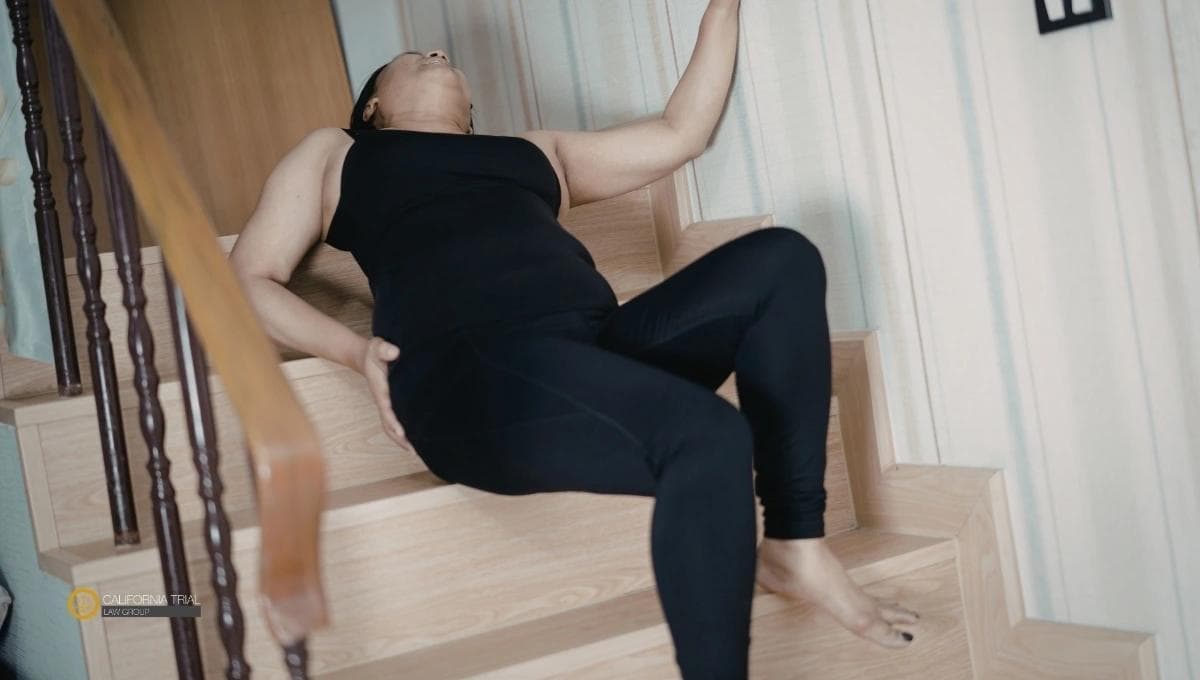 slip and fall on the stair