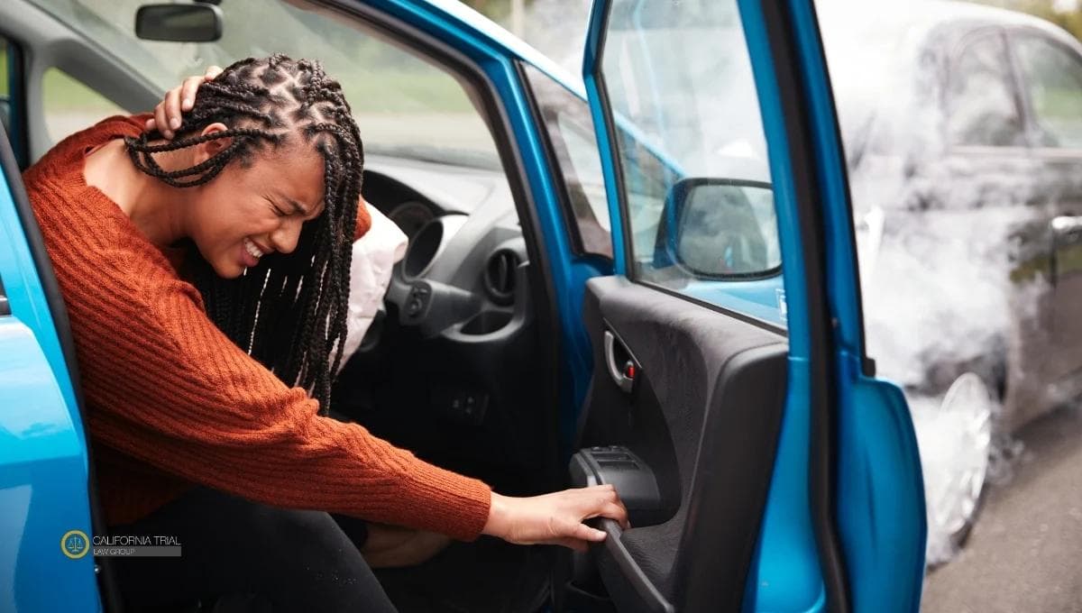 Head and neck injury after a rear-end auto accident in California