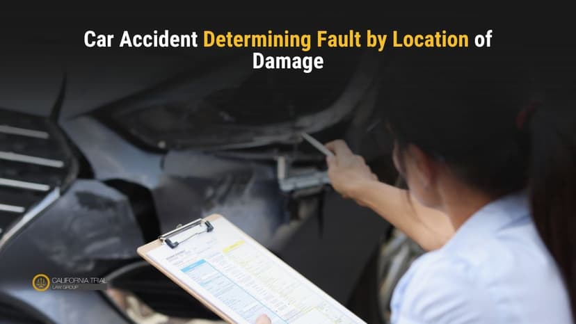 Car Accident Determining Fault by Location of Damage