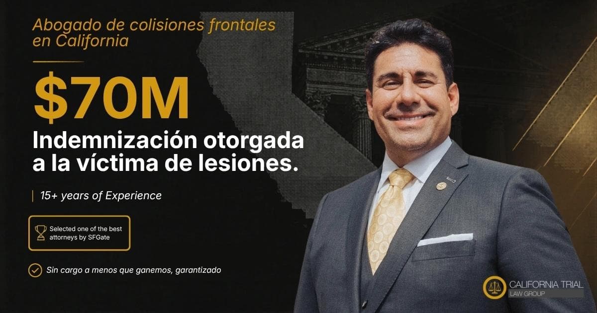 Abogado de colisiones frontales en California