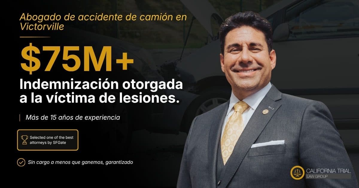 Abogado de accidente de camión en Victorville