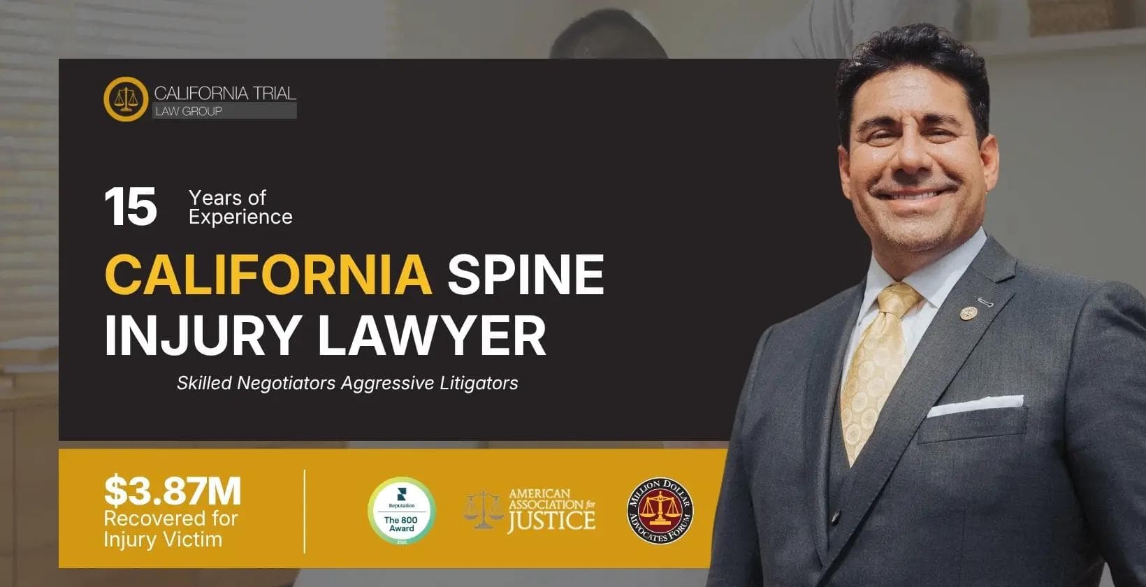 Experienced California Spine Injury Lawyer