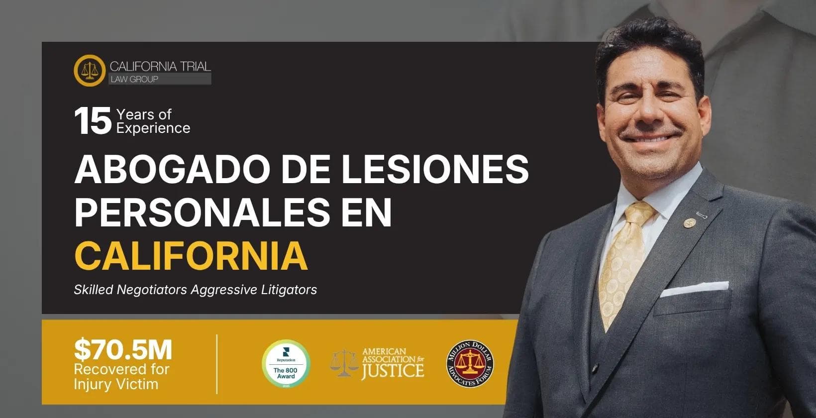 Abogado de lesiones personales en California
