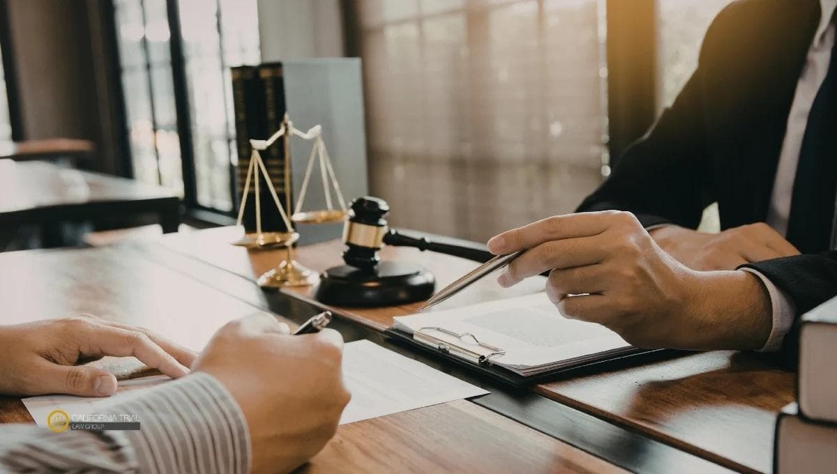 talking with an attorney for legal advice after accident