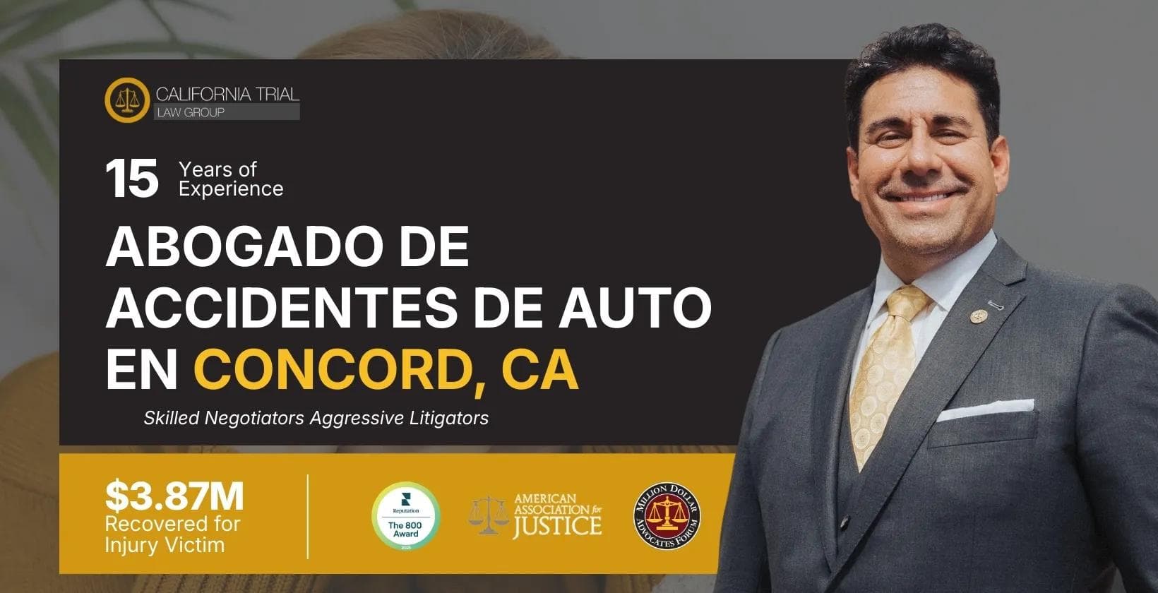 Abogado de accidentes de auto en Concord, CA