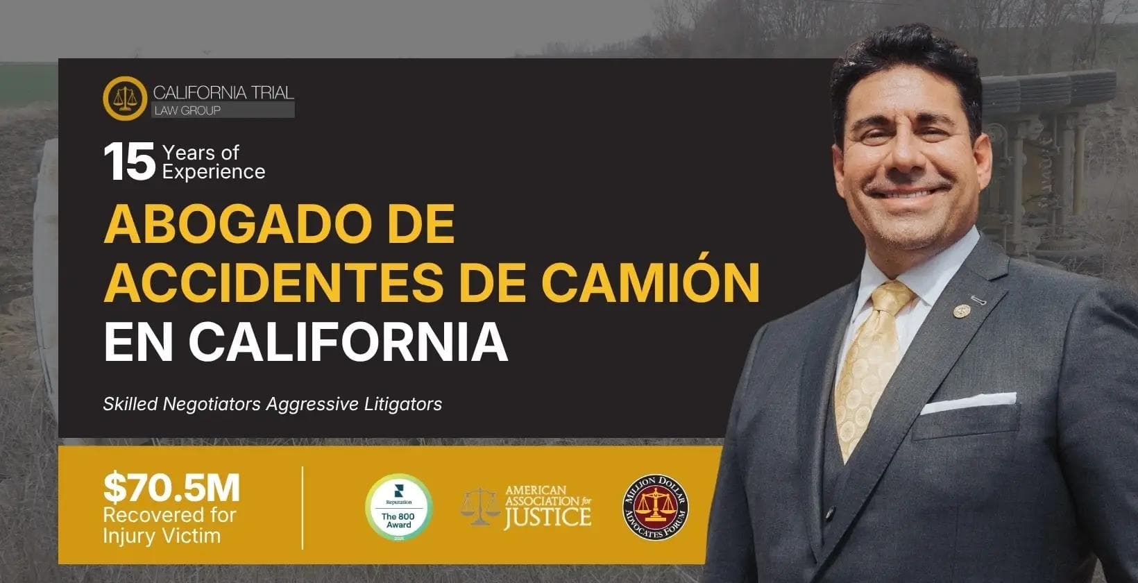 Abogado de Accidentes de Camión en California