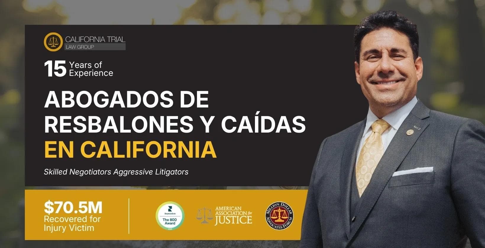 Abogados de Resbalones y Caídas en California