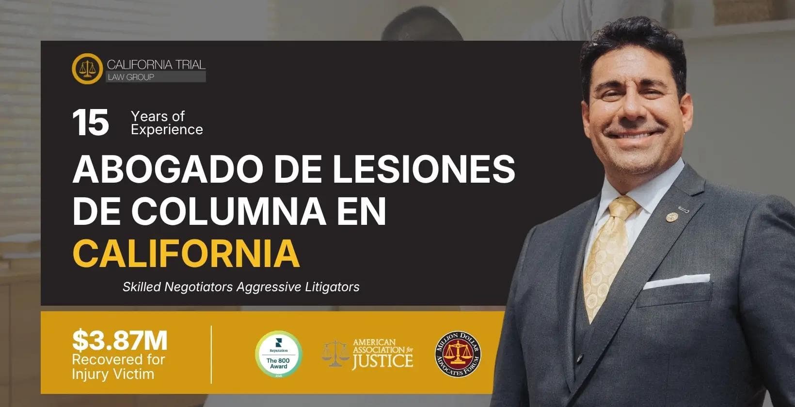 Abogado de lesiones de columna en California