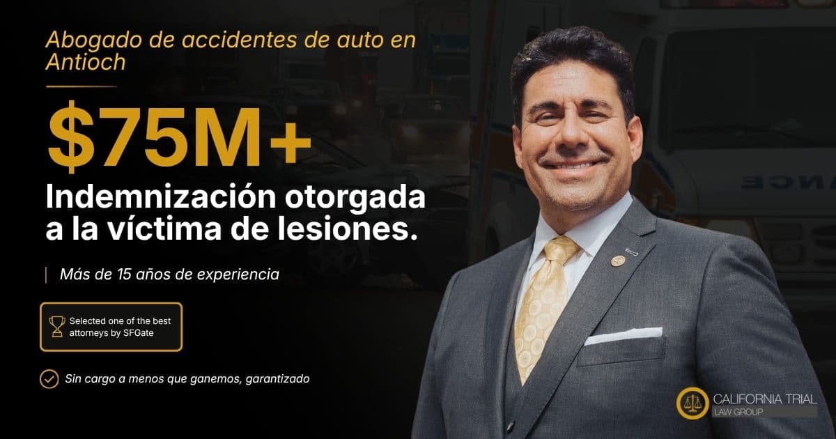 Abogado de accidentes de auto en Antioch