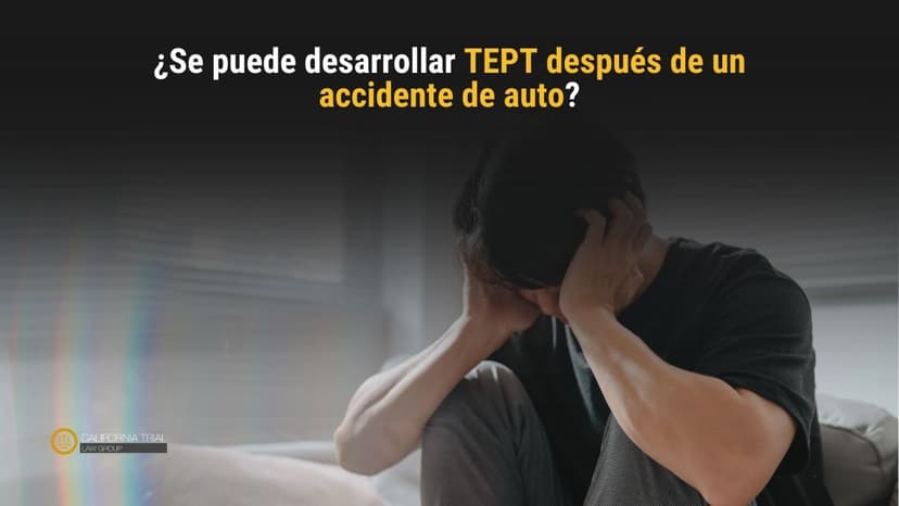 ¿Se puede desarrollar TEPT después de un accidente de auto?